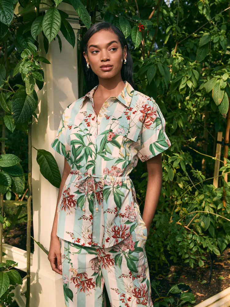 Green/Blue Kew Collection 100% Cotton